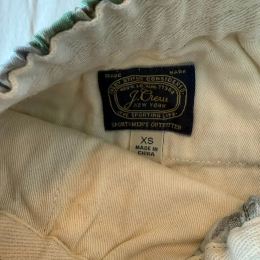 J. Crew Drawstring Patterned Shorts
